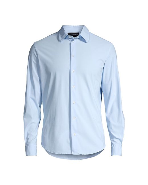 Emporio Armani Cotton Poplin Button-Down Shirt