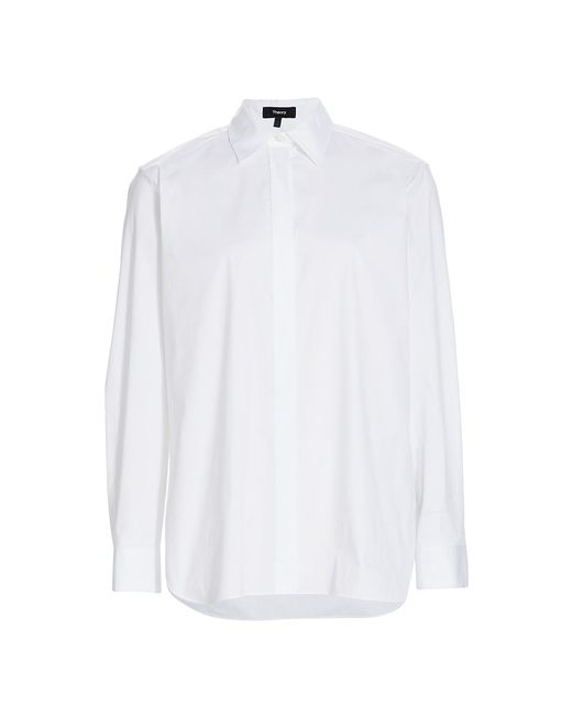 Theory Classic Blend Button-Front Shirt