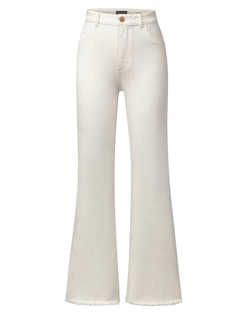 DL Premium Denim Hepburn Wide Leg High Rise Vintage Jeans