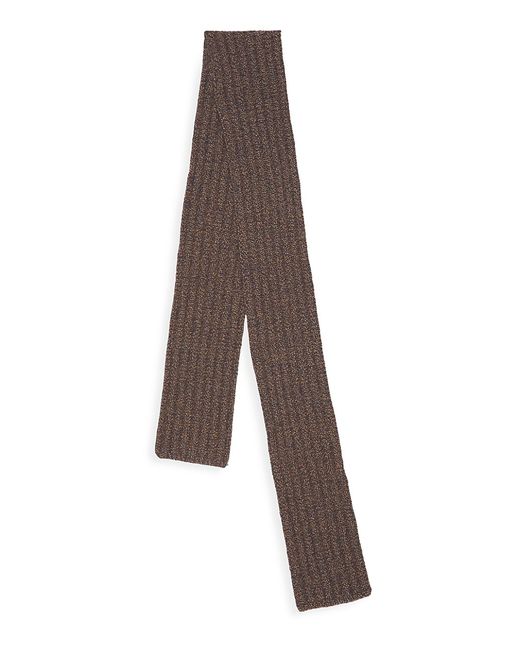 Loro Piana Rib-Knit Twist Coarsehair Scarf