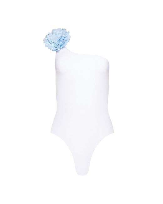 Tabacaru Swim Margherita With Linen Flower Swimsuit
