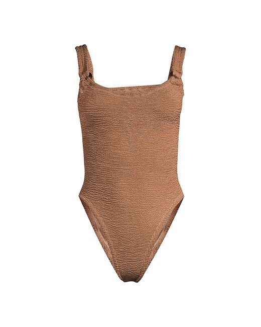 Hunza G Domino One-Piece Swimsuit
