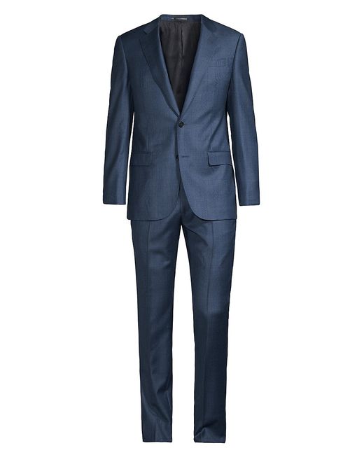 Emporio Armani Shaddow Two-Button Classic-Fit Plaid Suit