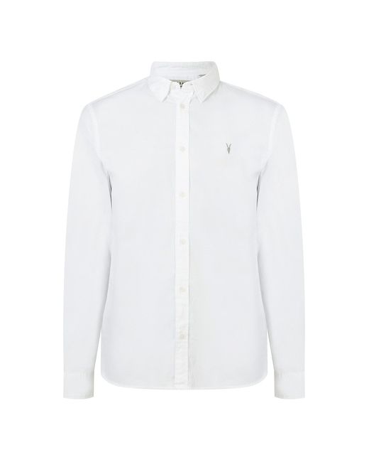 AllSaints Hawthorne Button-Front Shirt