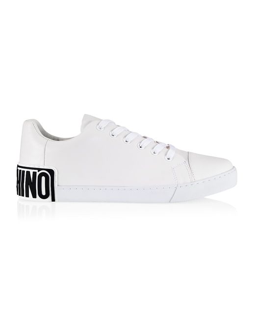 Moschino Leather Low-Top Sneakers