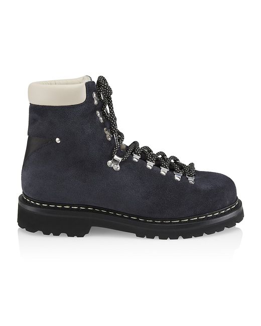 Heschung Iseran Leather Shearling-Lined Hiking Boots