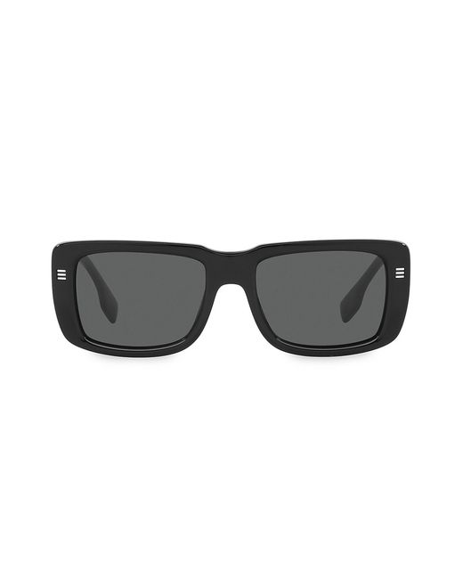 Burberry 55MM Acetate Rectangular Sunglasses
