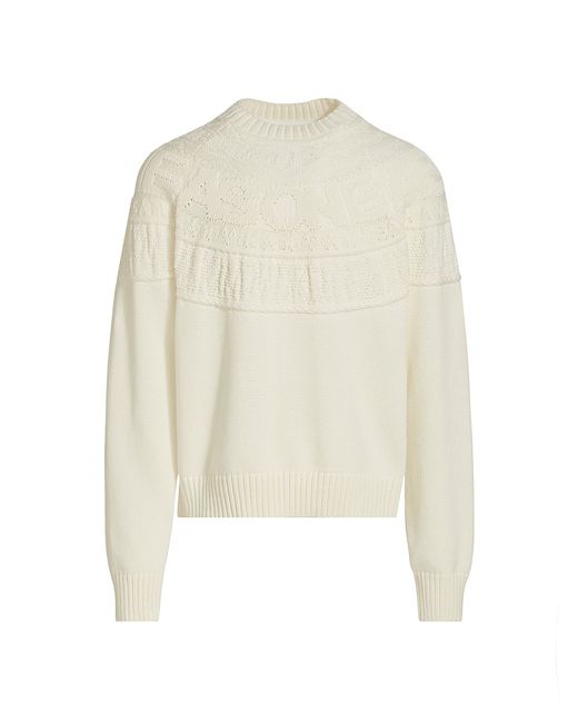 Sacai Eric Haze Graphic Cotton-Blend Knit Sweater