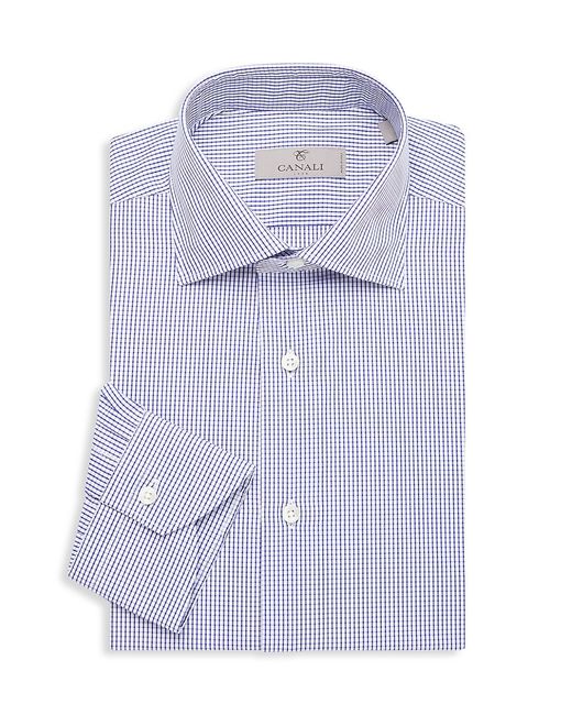 Canali Woven Cotton Button-Up Shirt