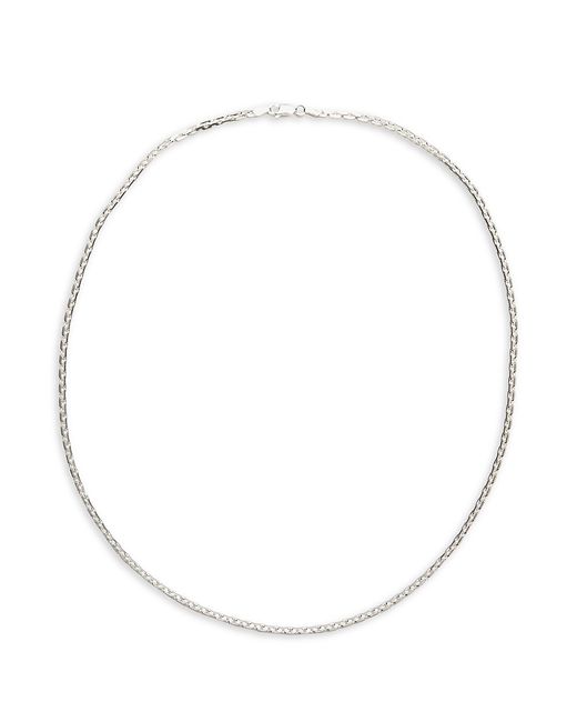 Her Children Knife-Edge Sterling Link Chain Necklace