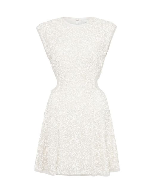 Aje Mirage Sequin-Embroidered Minidress