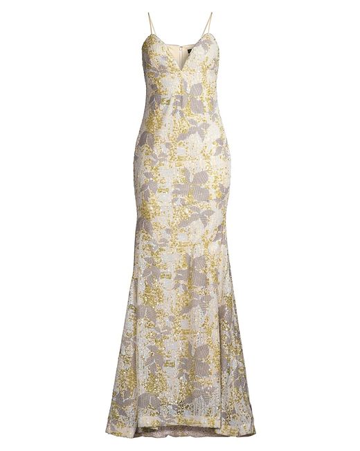 Donna Karan Sequin-Embellished Mermaid Gown