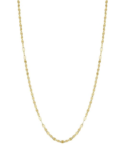 Oradina 14K Solid Gold Cabaret Chain Necklace