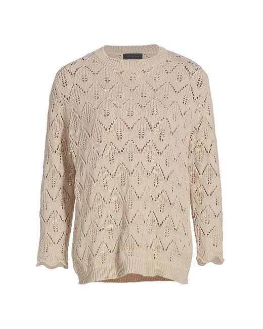 Saks Fifth Avenue COLLECTION Open-Stitch Sweater