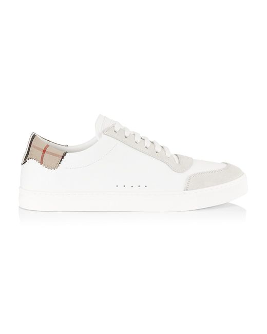Burberry Robin Leather Low-Top Sneakers