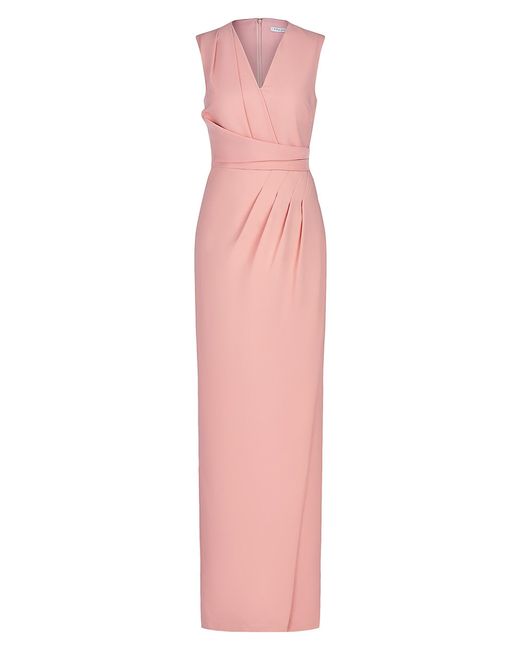Kay Unger Cassia Pleated Column Gown