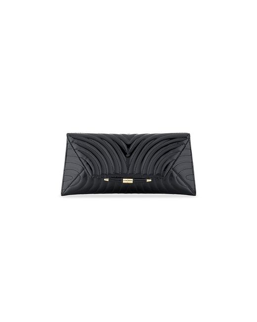Tyler Ellis Aimee Clutch in Custom Quilted with Gold Hardware