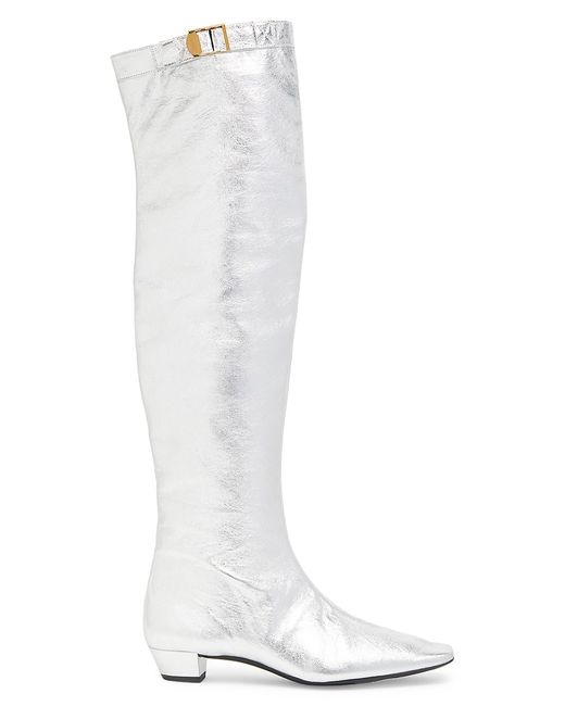 Tom Ford Metallic Over-The-Knee Boots