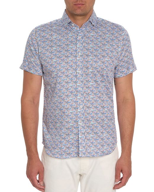 Robert Graham Overlook Cotton Sateen Shirt