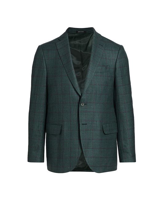 Saks Fifth Avenue COLLECTION Wool Silk-Blend Blazer