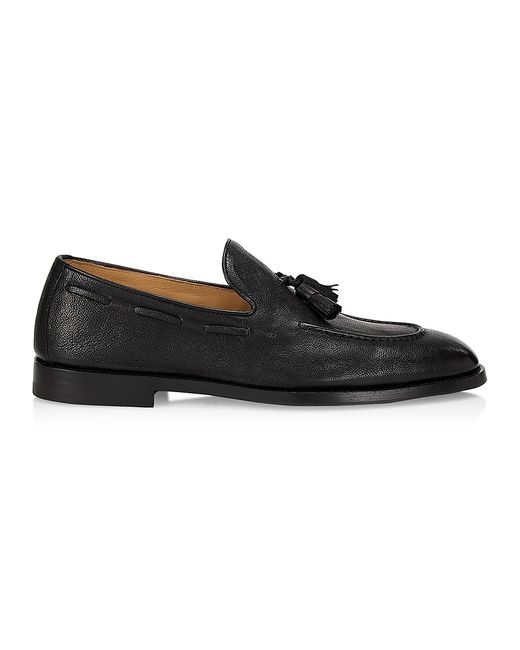 Brunello Cucinelli Flex Tassel Leather Loafers