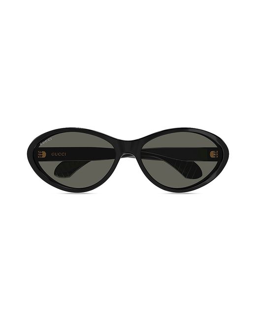 Gucci Fashion Show 67MM Oval Sunglasses