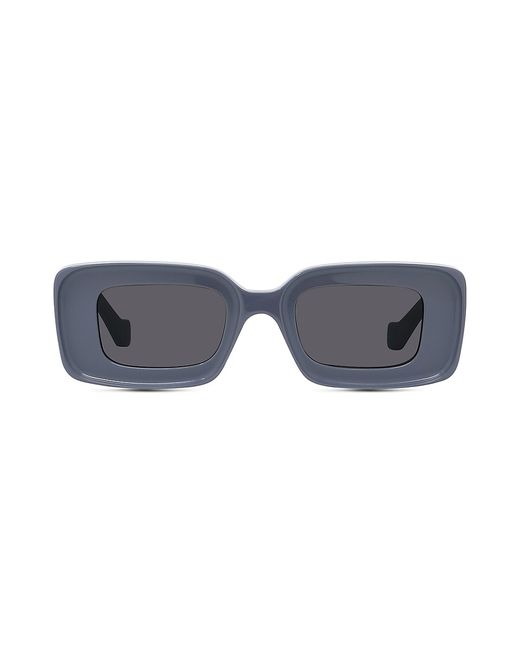 Loewe Chunky Anagram Rectangle Sunglasses