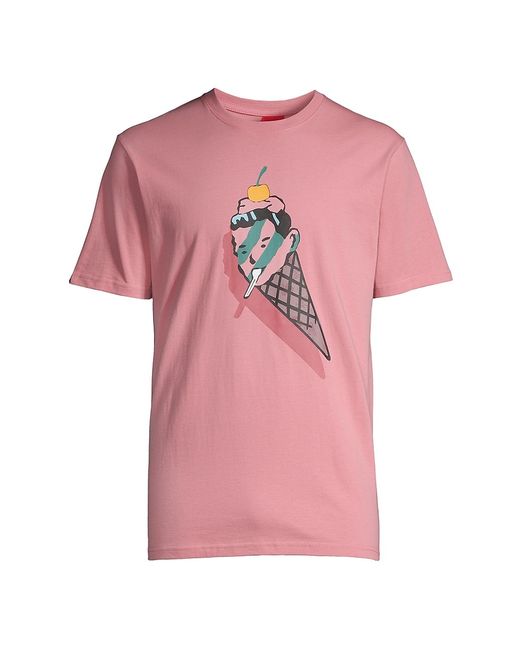 Icecream Spoon Graphic Cotton T-Shirt