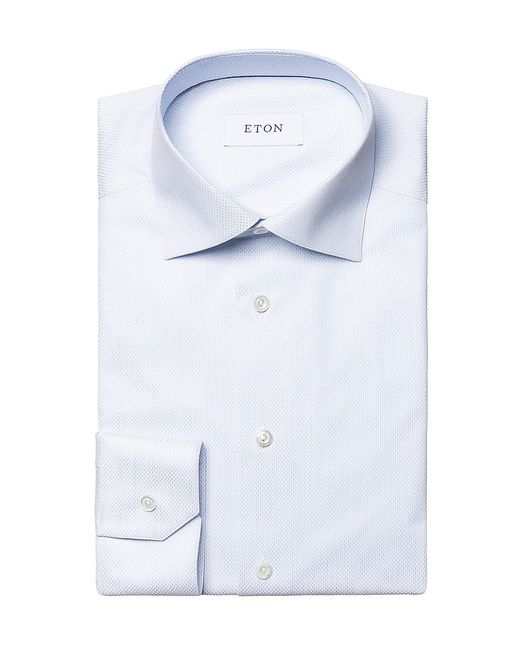 Eton Slim-Fit Textured Solid Shirt