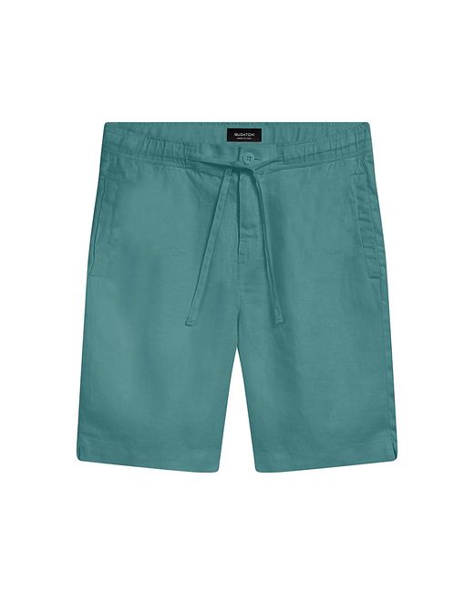 Bugatchi Drawstring Linen Shorts