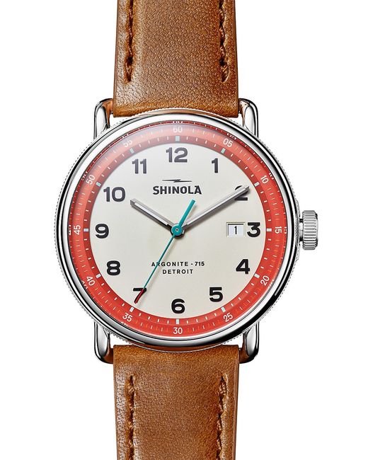 Shinola Canfield 43MM Model C Strap Watch
