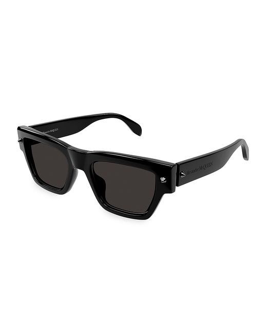 Alexander McQueen Spike Studs 53MM Square Acetate Sunglasses