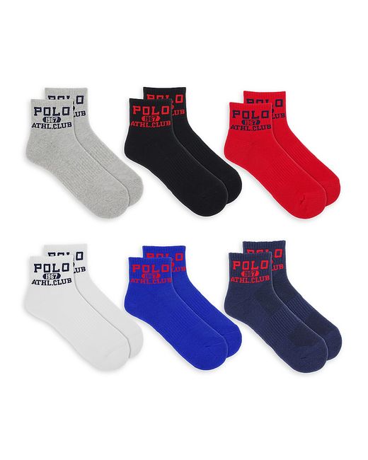 Polo 6-Pair 67 Logo Ankle Socks