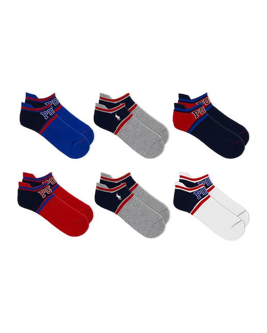 Polo Varsity Low-Cut Socks 6-Pack Set