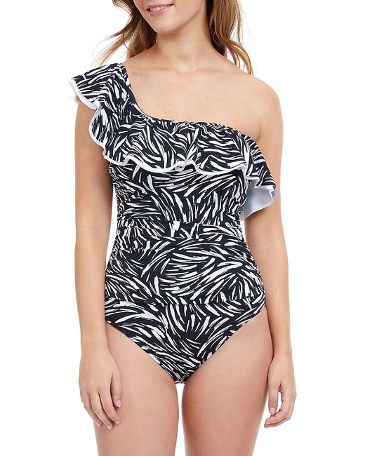 Profile by Gottex Black Swan One-Piece Swimsuit