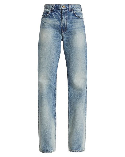 Nili Lotan Mitchell Mid-Rise Straight Jeans