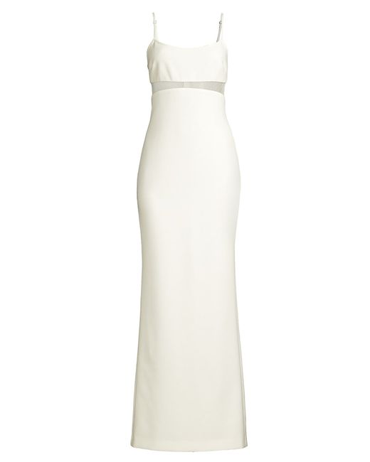 Likely Stefania Swiss Dot Inset Gown