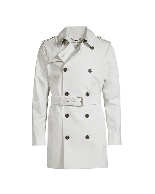 Michael Kors Waterproof Double-Breasted Trench