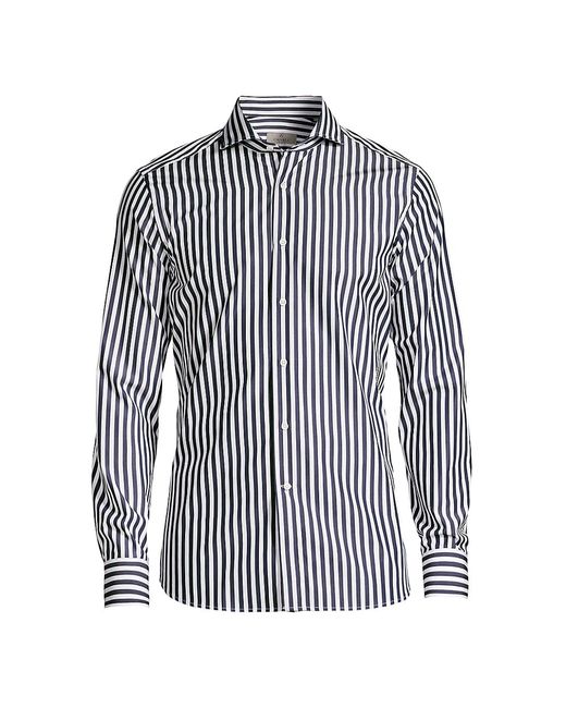 Canali Stripe Cotton Shirt