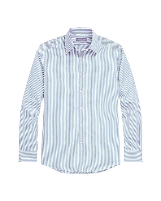 Ralph Lauren Purple Label Philip NK Striped Cotton Long-Sleeve Shirt
