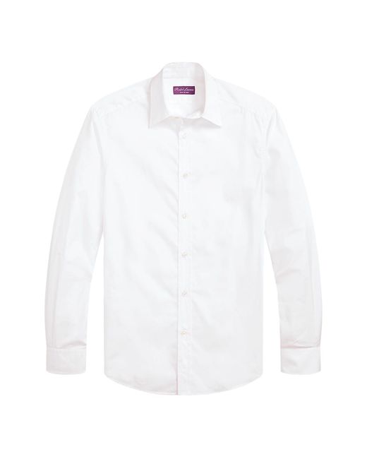 Ralph Lauren Purple Label Harrison Cotton Long-Sleeve Shirt