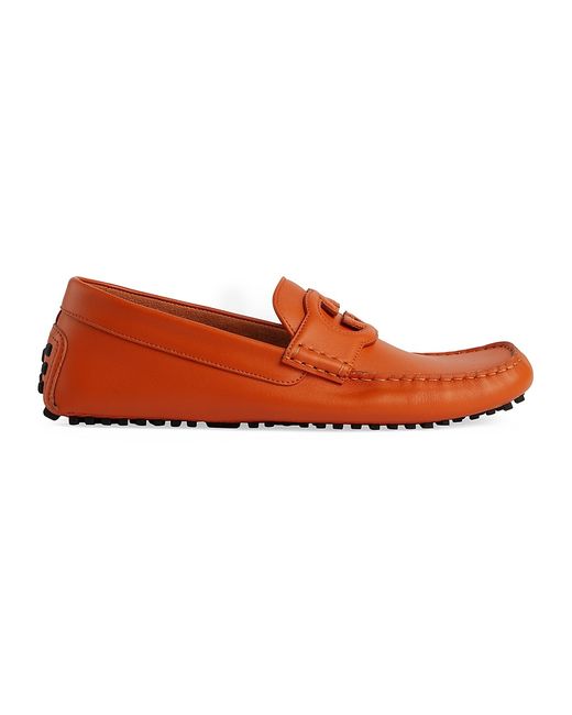 Gucci Ayrton Driver Leather Loafers