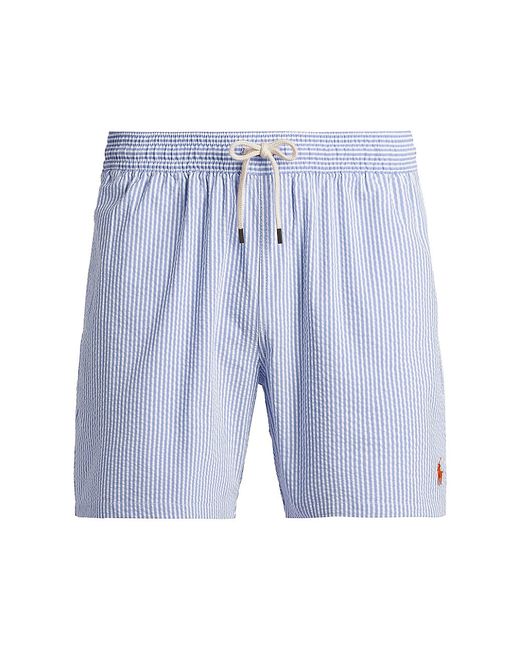 Polo Ralph Lauren Striped Cotton Swim Shorts