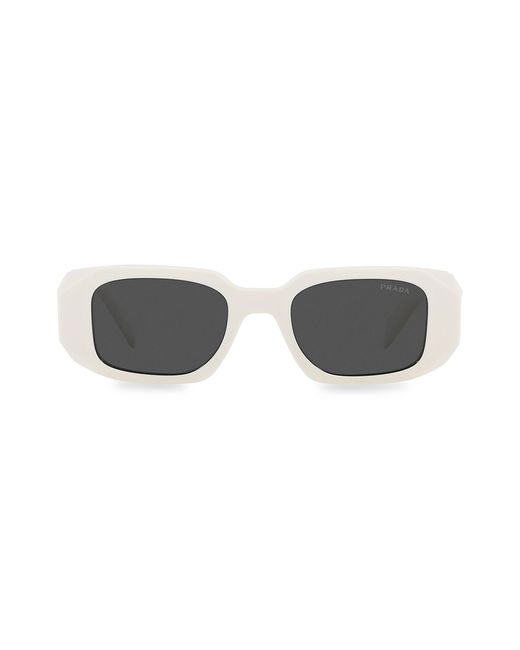 Prada Symbole 49MM Rectangle Sunglasses