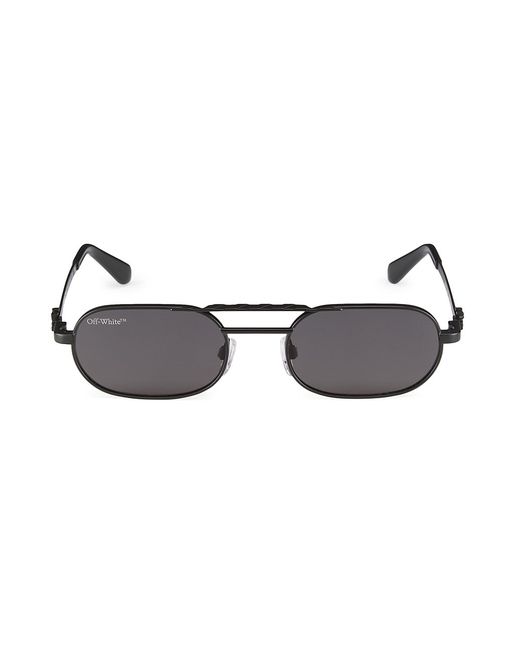 Off-White 54MM Baltimore Metal Sunglasses