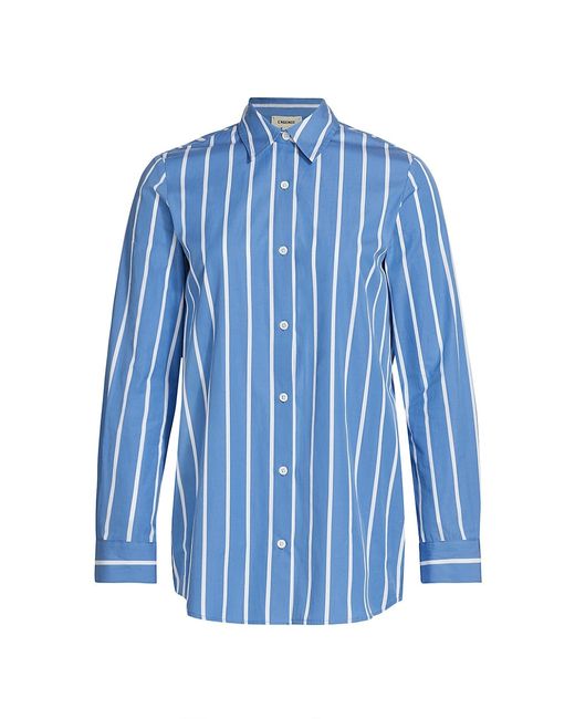 L'agence Layla Stripe Button-Front Shirt