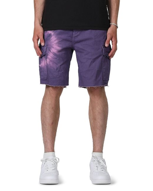 Purple Brand Stretch Twill Cargo Shorts