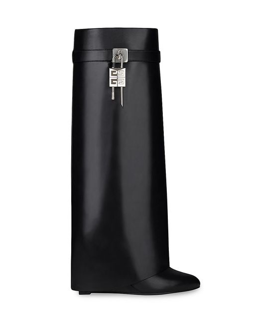 Givenchy Shark Lock Boots Wide Fit in Leather