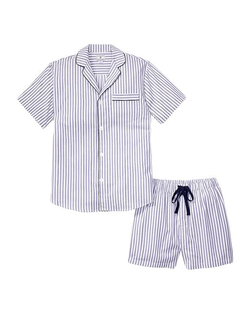 Petite Plume Ticking Stripe Short Pajama Set