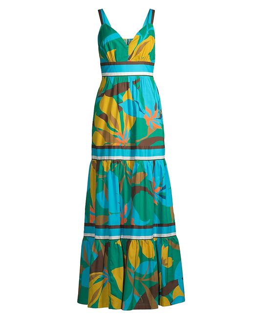 Hope for Flowers Tropical Tiered Maxi Dress